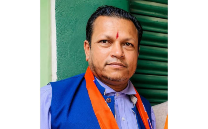 BJP leader Bikash Ranjan Dhar.