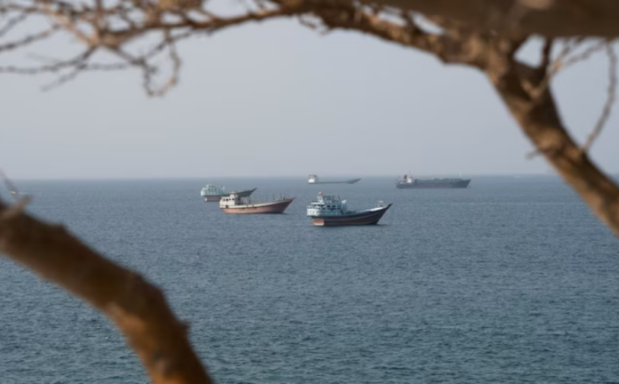 The Strait of Hormuz connects the Persian Gulf with the Gulf of Oman